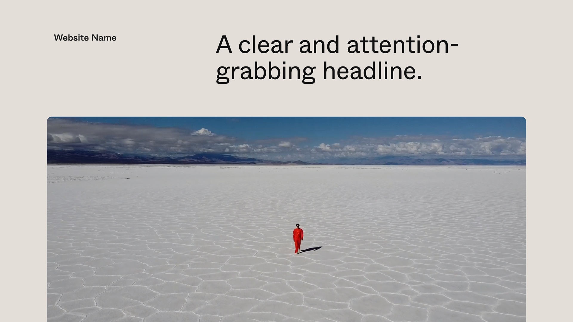 One Page Website – Thumbnail