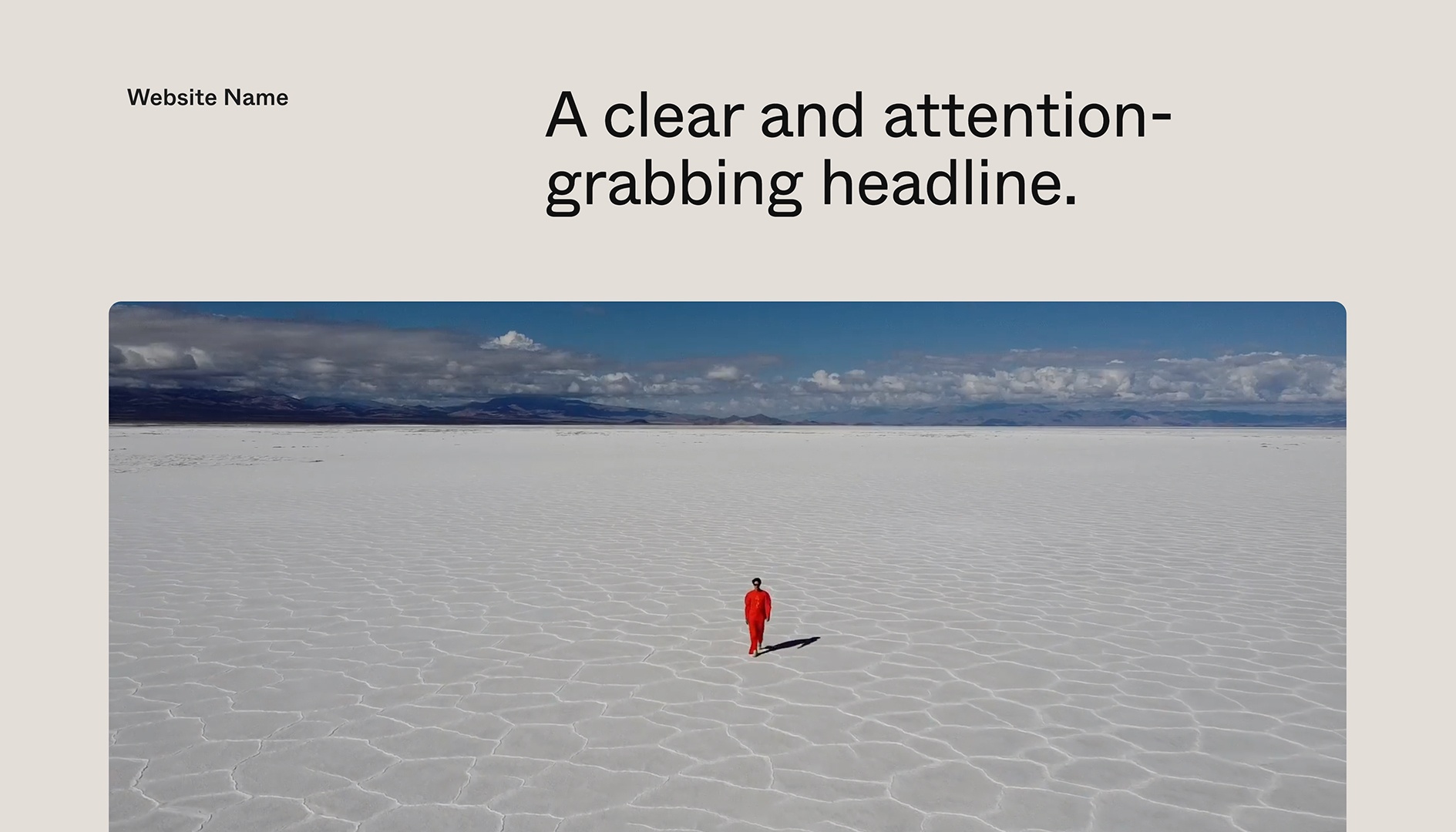 One Page Website – Thumbnail