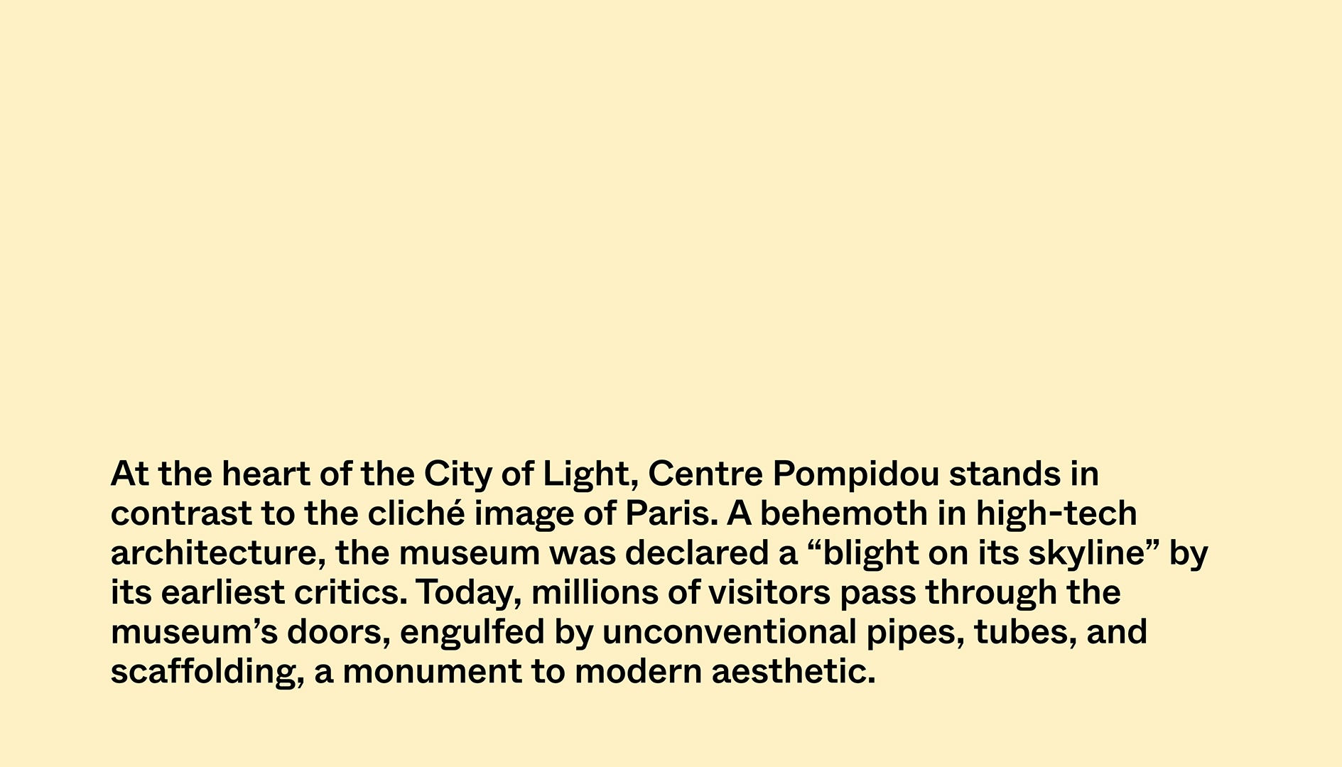 Modern Aesthetic Template - Text Only