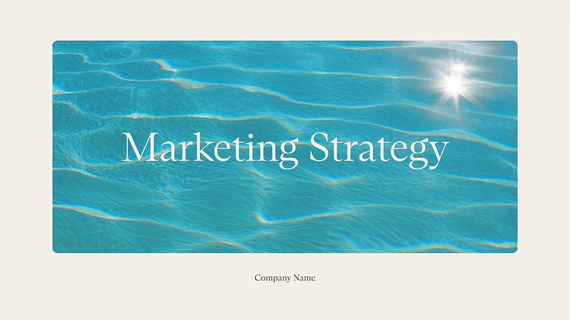 Marketing Strategy - Intro