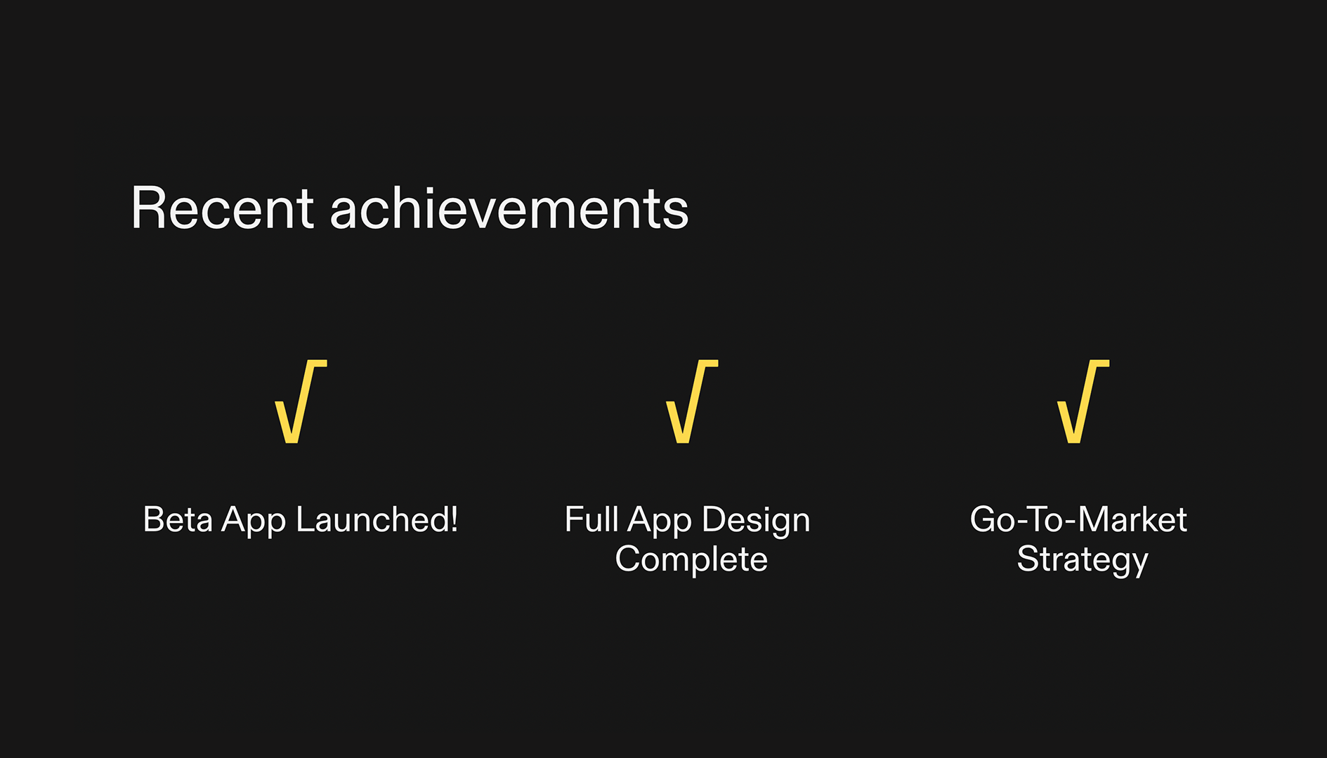 Client Status Update - Recent Achievements