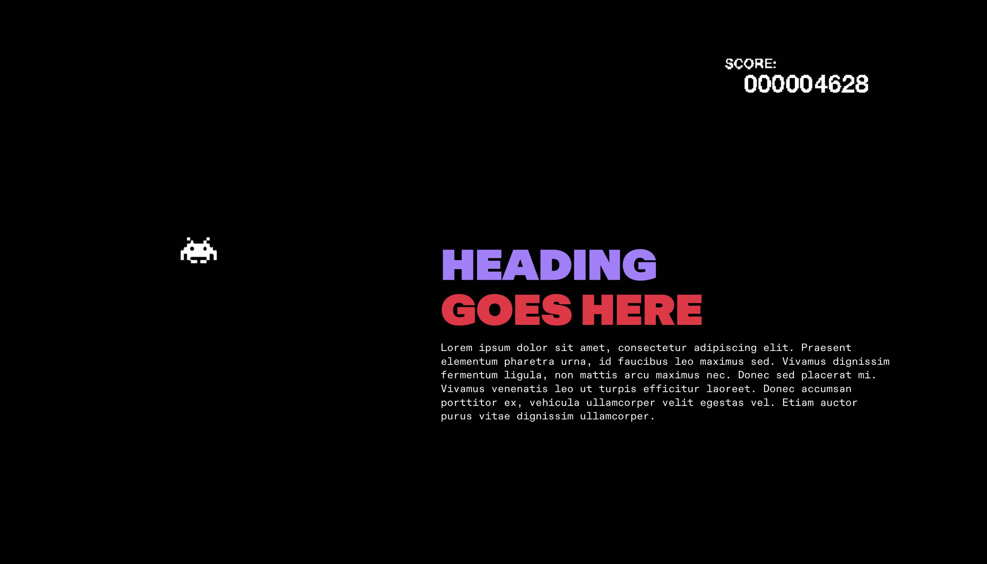 Video Game — Heading Section 2