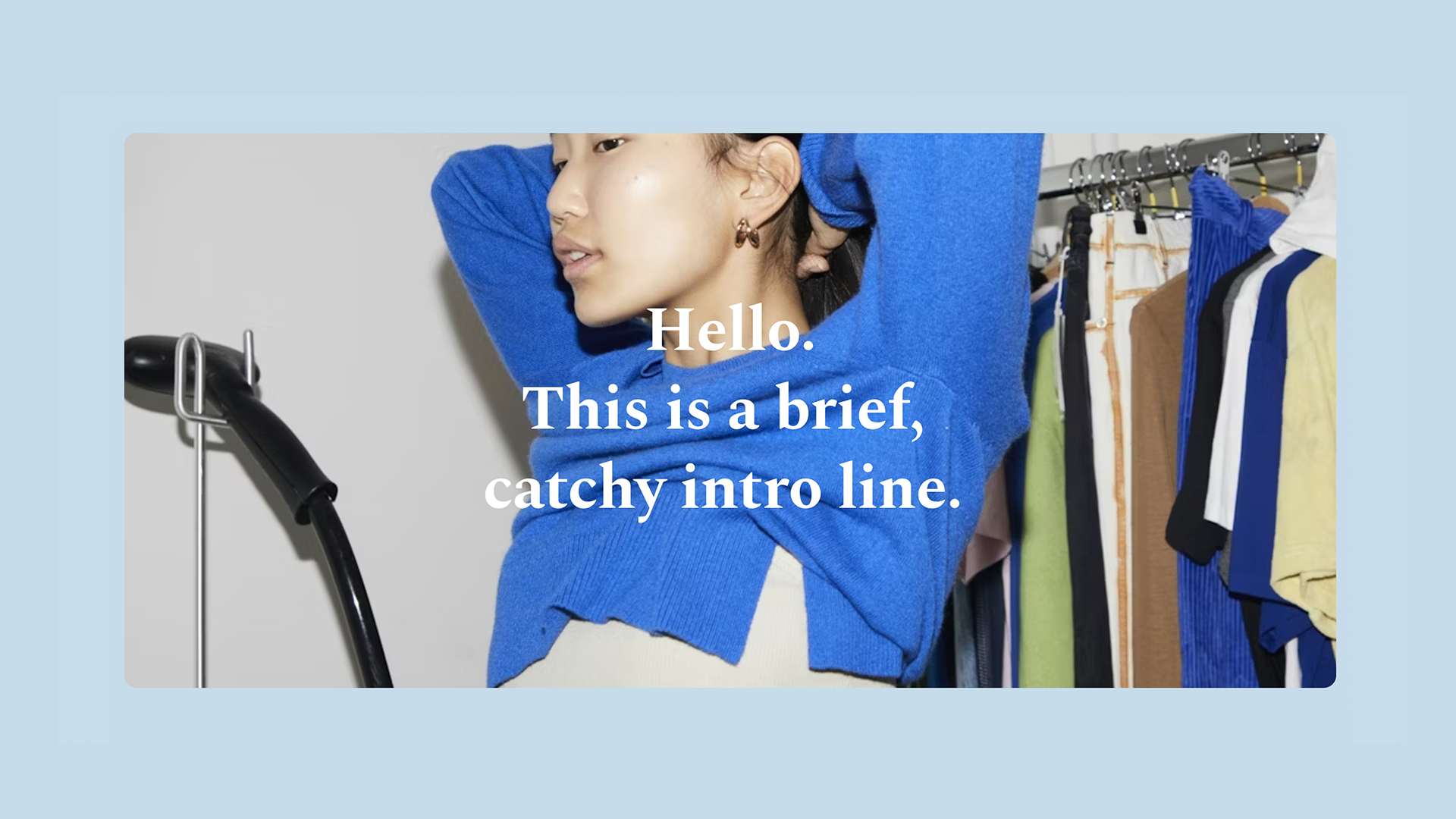 One Page Elevator Pitch Template - Intro