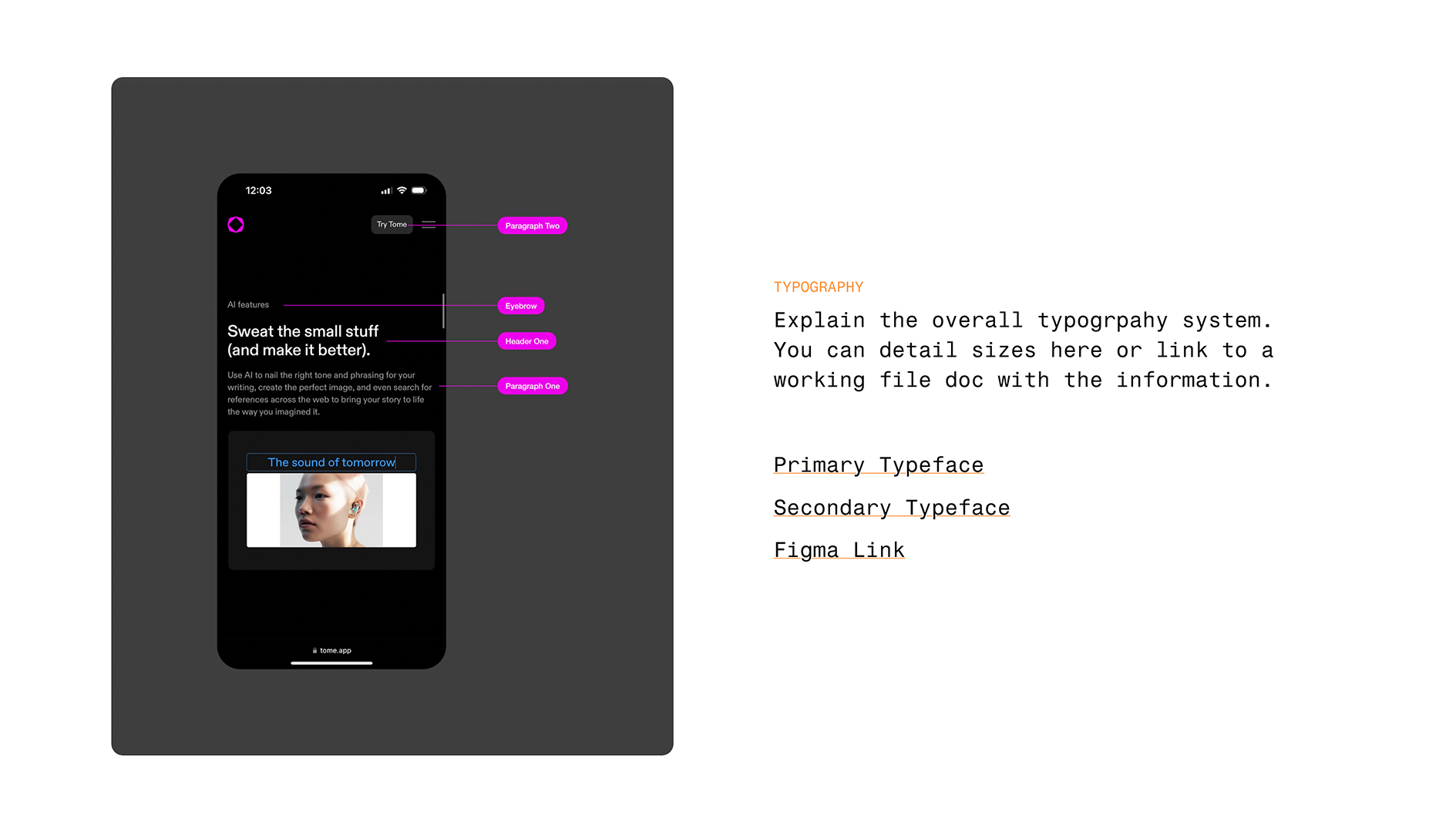 Design to Dev Handoff - Details